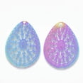 thumbnail image 2 of U8MO 50pc Multi-Color 201 Stainless Steel Dangle Pendants Etched Metal Embellishments-Teardrop-22, 2 of 2