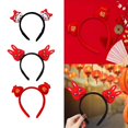 thumbnail image 1 of 3 Piezas China año Nuevo Diadema Diademas Decoración Favores de Fiesta Suministros Disfraces Aro de Pelo para Adultos Vacaciones Rendi Estilo F BLESIY aro de pelo, 1 of 8