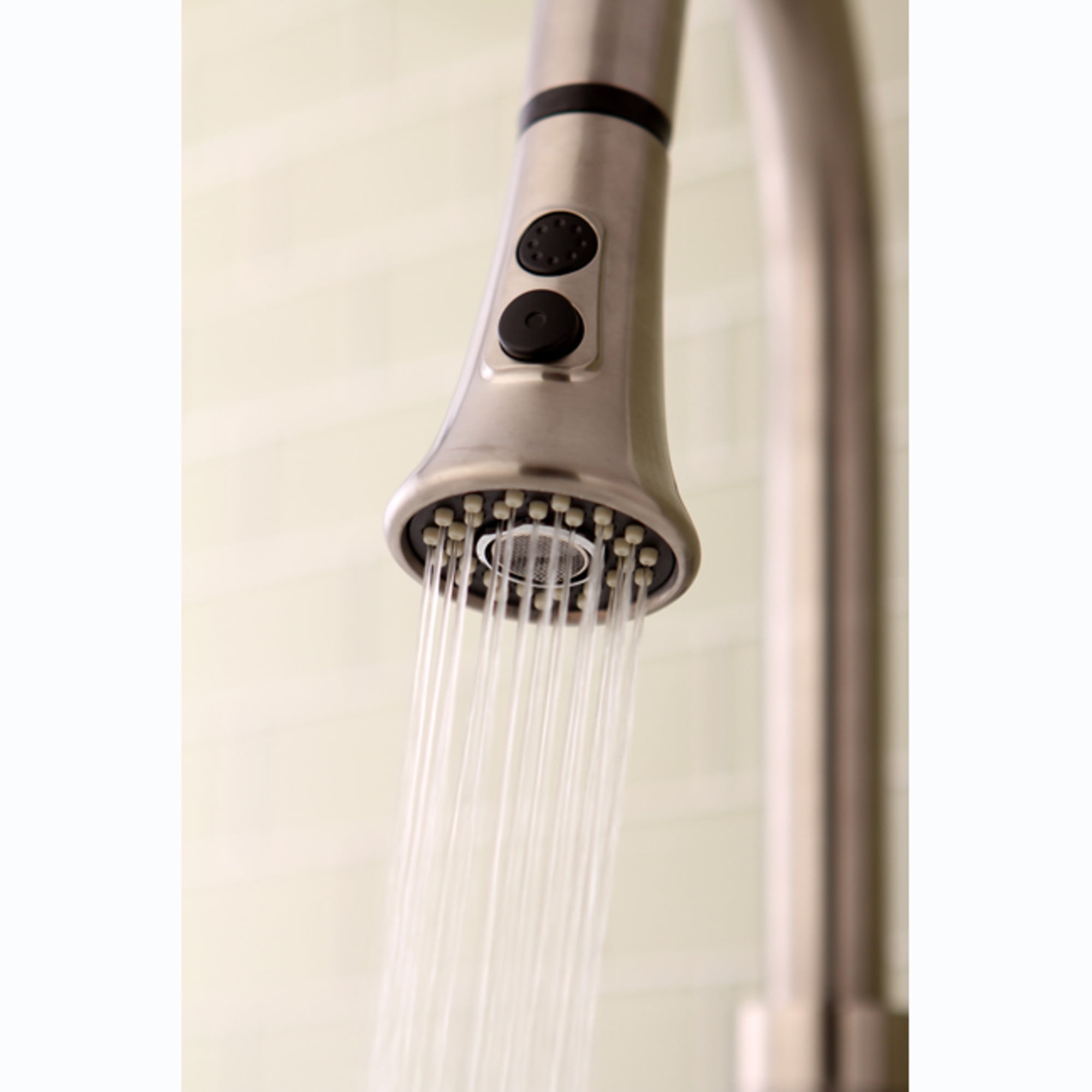 Kingston Brass KDH8728 Pull-Down Kitchen Faucet Sprayer Head, Brushed Nickel