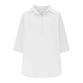 thumbnail image 1 of Vestidos Casuales Para Mujer, Blusas De Mujer De Moda Camisetas sueltas de verano con cuello redondo y manga corta para mujer, 1 of 8