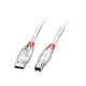 thumbnail image 1 of LINDY USB 2.0 Type A/B Cable - Transparent - 5m, 1 of 1
