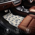 thumbnail image 6 of Naloa Snake Car Foot Mat Set of 4 Pieces - Universal Floor Liner Neoprene Full Set Floor Mats for Cars Trucks SUV, 6 of 7