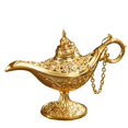 thumbnail image 1 of Metal Carved Aladdin Lamp Magic Vintage Home Tea Oil, 1 of 5
