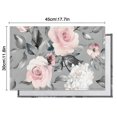 thumbnail image 5 of Pioneer Flower Floral Print Pattern Summer Placemats Table Placemats Set Of 6-Linen Kitchen Washable Placemats Table Mats 12x18 Inch Non-Slip Heat Resistant, 5 of 5