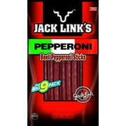 Jack Link's 100% Beef Pepperoni Beef Sticks 7.2oz 9 Count Package