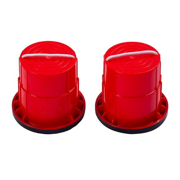 2x zancos para caminar, zancos de equilibrio, cubos de equilibrio clásicos, zancos para saltar, juguete para niños, taza para caminar con zancos para rojo