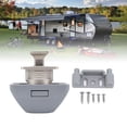 thumbnail image 1 of Keyless RV Zinc Alloy Cabinet Locks Push Button Latch Catches for Yachts Motorhome Camping, 1 of 7