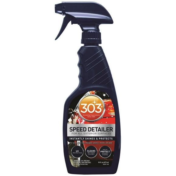 303 . Detailing Spray 30216 Speed Detailer; Use To Protect All Exterior Surface From Fading; 16 Ounce Spray Bottle; Single