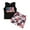 1#Black158, variant on Byoo Infant Boys Clothes Set USA Letter Graphic Independence Day 4 Of July Sleeveless Vest Shorts Outfits Summer Soft Outfit Set ,18-24 M