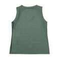 thumbnail image 4 of SHITINN Womens V Neck Tank Tops Summer Casual Ribbed Trim Sleeveless Loose Fit Tunic Tops Shirts 2025 Girls Camisoles 7-16 Shelf Shelf Camisoles for Women Pack Tan Top Girls Women's Camisole Tops, 4 of 4