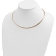 thumbnail image 4 of 14K Yellow Gold 4mm Lightweight Domed Omega Necklace (18 X 4) Made In Italy odl4-18, 4 of 5