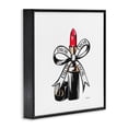 thumbnail image 3 of Stupell Industries Luxury Lipstick Ribbon Black Framed Giclee Art design by Amanda Greenwood, 12 x 12, 3 of 8