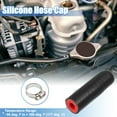 thumbnail image 2 of 1 Set 8mm 0.31" ID Car Silicone Coolant Cap Intake Vacuum Hose End Plug Car Coolant Heater Black, 2 of 6