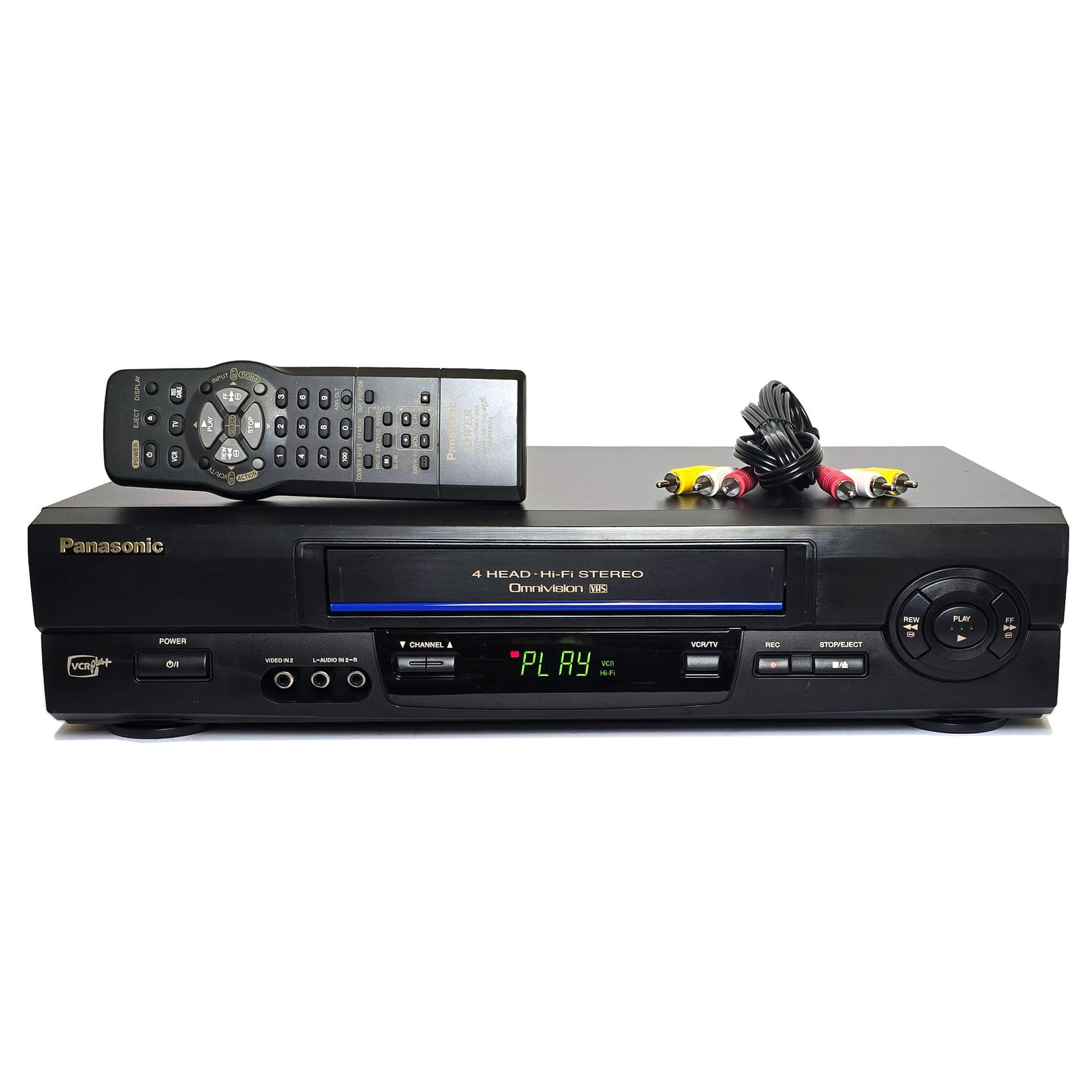 Restored Panasonic PV-V4524S Hi-Fi Stereo VHS VCR w/ Original