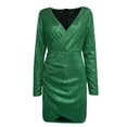 thumbnail image 4 of Vestido de fiesta elegante ajustado a la cadera con manga larga y escote en V profundo para mujer Fridja  nbo4316, 4 of 7
