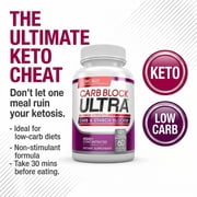 Carb Block Ultra Starch Blocker with White Kidney Bean, 60 Gluten-Free Capsules