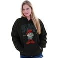 thumbnail image 3 of Papa Smurf Vintage Varsity Cartoon Unisex Plus Size Hoodie Brisco Brands 2X, 3 of 6