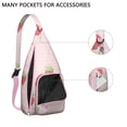 thumbnail image 2 of Hiking Sling Backpack Anti Theft Sling Shoulder Bag Gym Sports Travel Hiking Daypack Chest Bag Small Backpack for Outdoor Enthusiasts Strawberry, 2 of 4