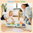 thumbnail image 6 of Montessori Toys for 1-3 Year Old Baby, Bilingual Busy Board for Toddlers 1-3, Educational Toddlers Toys for Ages 0-3, Birthday Gifts for 1+ Year Old, Developmental Baby Toy 12-36 Months, 6 of 10