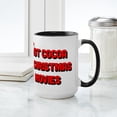 thumbnail image 4 of CafePress - Hot Cocoa & Christmas Mov - 15 oz Ceramic Large White Novelty Mug, 4 of 4