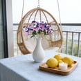 thumbnail image 5 of Artificial Pansy Bouquet European Style Flower Arrangement Home Decor For Living Room Dining Table Centerpiece, 5 of 5