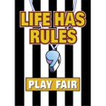 thumbnail image 1 of Trend Enterprises Inc. T-A63111 Poster Life Has Rules Play Fair, 1 of 1