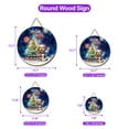 thumbnail image 5 of Merry Christmas and Happy New Year Santa Beagle Holiday Xmas Winter Round Wood Sign Beagles Dog Lover Gifts Idea Hanging Wall Home Decor - 00024, 5 of 5
