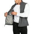 thumbnail image 4 of 33,000ft Men's Fleece Vest, Lightweight Warm Zip Up Polar Vests Outerwear with Zipper Pockets, Sleeveless Jacket, 4 of 6