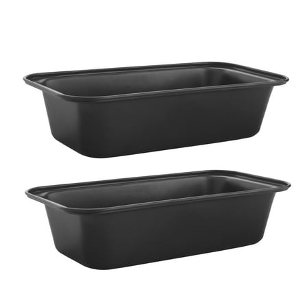 LIMICAR Loaf Pan 2 Pack, 9x5 Bread Pan,Nonstick Bread Loaf Pan For Bananas Bread Meatloaf Cake, Black