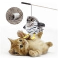 thumbnail image 4 of 2025 New Rechargeable Interactive Cat Flutter Bird Toy - Self-Playing Simulation Bird with 3 Flapping Modes, Touch-Activated Vitality, Automatic Rest Function, Durable Anti-Impact Mechanism, Hidden, 4 of 6