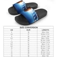 thumbnail image 2 of GZHJMY Stylish Slides for Women Men, Full Night Football Arena in Lights Soft Flexible Slip-on Sandals Slippers, 2 of 7