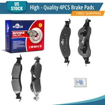 YXPCARS 4PCS Front Ceramic Brake Pads for Ford Expedition Lincoln Navigator 2007-2009 (D1278)