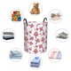 thumbnail image 4 of Fotbe Purple Mushroom Cesto de Ropa con Asas, Cesto Impermeable de Gran Capacidad, Bolsa de Lavado para Dormitorio, Cesto de Ropa con Ruedas y Asas-Medium, 4 of 6