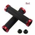 thumbnail image 2 of Bike Grips, Double Locking Bike Bicycle Mountain Bike Handlebar Grips (Include 2 Handlebar Caps), 2 of 3
