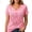 Pink, variant on JULMCOMO Breast Cancer Awareness Shirts for Women V Neck Breast Cancer Survivor Support Graphic Tees Short Sleeve Loose Casual T-Shirts Light pink S