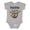 AC-Heather Grey, variant on Inktastic Pawpaw Loves Me Cute Sloth and Baby Boys or Girls Baby Bodysuit