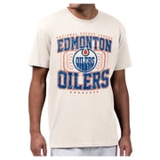 Men's Starter Cream Edmonton Oilers Distressed Rink T-Shirt