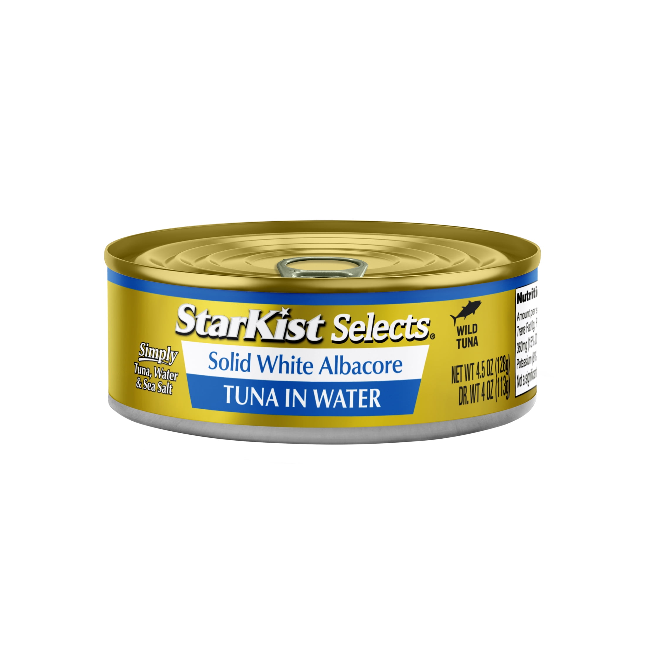 (12 pack) StarKist Selects Solid White Albacore Tuna in Water, 4.5 oz Can
