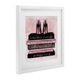 thumbnail image 2 of Stupell Industries Modern Blush Fashion Book Stack White Framed Print Under Glass, 13 x 13, by Natalie Carpentieri, 2 of 8