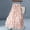 *Pink, variant on ClodeEU Women's High Waisted Double Layer Tulle Midi Skirt with Floral Print, Romantic Mesh Skirt Beige,Womens Plus Free Size