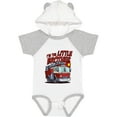 thumbnail image 3 of Inktastic Little Brother Fire Truck Boys Baby Bodysuit, 3 of 5