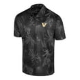 thumbnail image 2 of Men's Colosseum Black Vanderbilt Commodores Palms Team Polo, 2 of 3