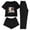 Black, variant on Elvqul Women's Pajama Set