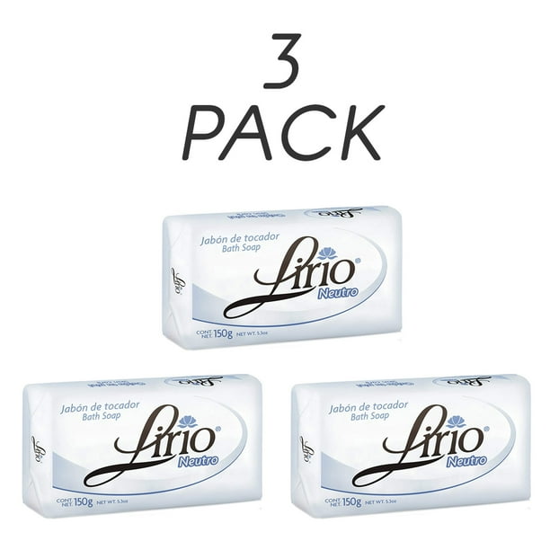 Lirio Neutro Bar Soap Neutral Base Anti Acne And Eczema Treatment Soap Mild Scent No Harsh Chemicals 5 3 Oz Pack Of 3 Walmart Com Walmart Com