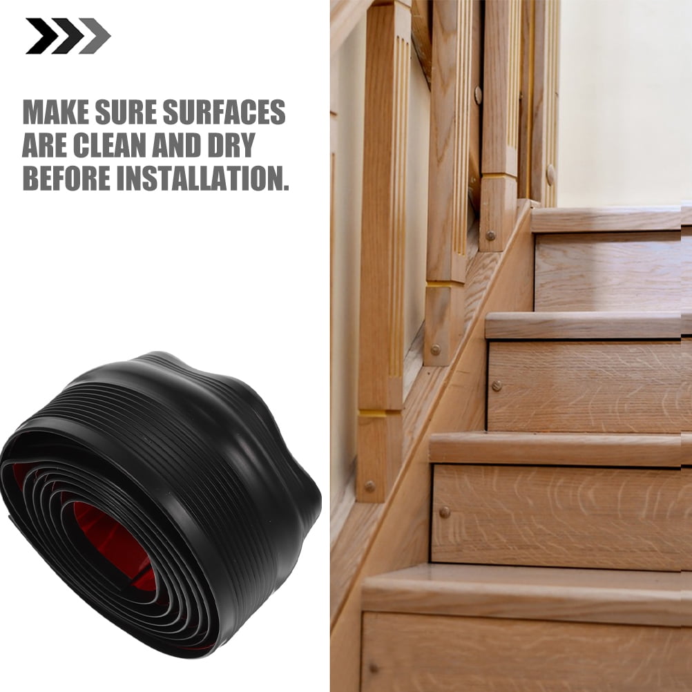 Worgeous 1 Roll Anti-slip Ladder Trim Grip Tape Non-slip Stairs Sticker Tape for Indoor Outdoor