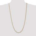 thumbnail image 2 of 14k Yellow Gold 30 Inch 4mm Concave Figaro Chain Necklace Pendant Charm, 2 of 9