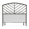 thumbnail image 3 of Hillsdale Furniture Essex Gray Bronze Metal Full Headboard with Bed Frame, 3 of 11