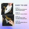 thumbnail image 3 of Gold Leopard Rhinestone Iron on Hotfix Animal Patterns Heat Transfer Decal Bling Rhinestone Decals Heat Transfer Patch Clothing Repair Applique for T-Shirt DIY Gold, 3 of 7