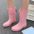 thumbnail image 2 of EHQJNJ Rain Shoes for Women Fashion Rain Shoes Outside Waterproof Shoes Kitchen Rubber Shoes Soft Bottom Comfortable Middle Tube Rain Boots Ankle Rain Boots for Women Arch Support, 2 of 8