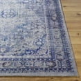 thumbnail image 4 of Hauteloom Csilla Bohemian Hand Tufted Vintage Medallion Area Rug - Oriental Fade Look Traditional Carpet for Living Room, Bedroom, Dining Room - Blue, Slate Blue, Periwinkle - 9' x 12', 4 of 7